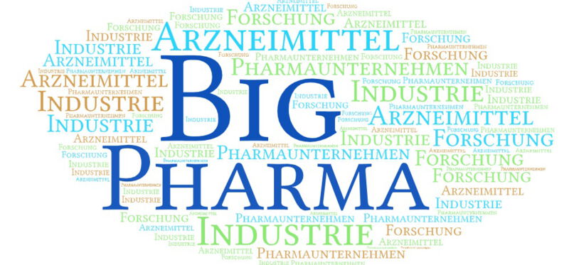 Der Begriff Big Pharma kritisiert die Geschäftspraktiken der Pharmaindustrie, deren Preisgestaltung für Arzneimittel und die Lobbyarbeit bei der Gesetzgebung.