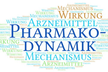 Die Pharmakodynamik befasst sich außerdem mit der Wirkstärke (englisch: potency) und der Wirksamkeit (englisch: efficacy) von Wirkstoffen.