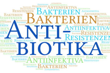 Viele Antibiotika verlieren allerdings durch Resistenzen ihre Wirksamkeit, weswegen wir auf die Entwicklung neuer antibiotischer Wirkstoffe angewiesen sind.