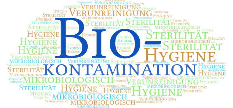 Biokontamination kann in einer Vielzahl von Umgebungen auftreten, z. B. in der Lebensmittelverarbeitung, in der Medizin, in der Pharmazie, in wissenschaftlichen Laboren, in der Wasserversorgung und anderen Bereichen.